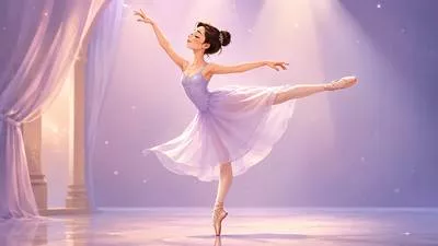 Graceful - Moving or behaving in a smooth, attractive, and elegant way.