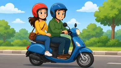 Pillion - A seat or passenger behind the rider on a motorcycle or bicycle.