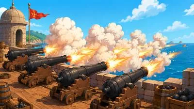 Salvo - A sudden firing of many guns or a sudden attack of words. (एक साथ दागी गई गोलियों की बौछार)