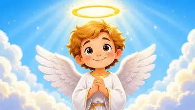 Halo - A circle of light shown around the head of a holy person or around the sun or moon.