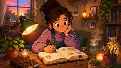 Journal - A diary, magazine, or record of daily events, thoughts, or research. (पत्रिका या दैनिक लेखा)