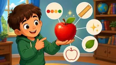 Attribute - To regard something as caused by someone or something; a quality or feature of a person or thing. (कारण मानना; गुण)