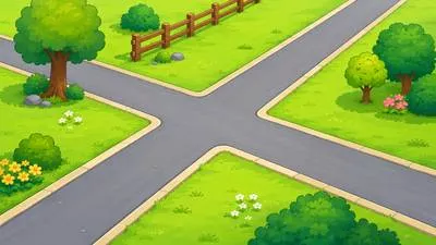 Intersect - To cross or meet at a point. (काटना या प्रतिच्छेद करना)