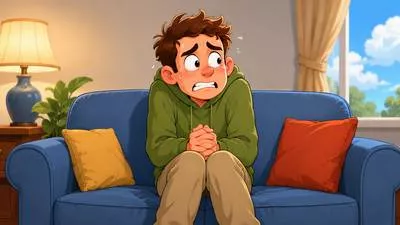 Uneasy - Worried, uncomfortable, or not relaxed.