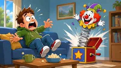 Shock - A sudden strong feeling of surprise, fear, or upset.