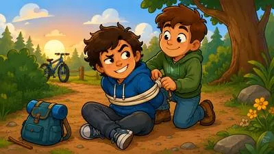 Pinion - Restrain someone by holding or tying their arms.