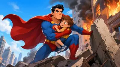 Heroic - Showing great courage and bravery.