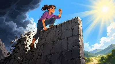 Overcome - Succeed in dealing with or controlling a problem or difficulty.