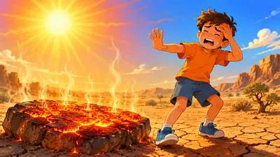 Scorch - To burn the surface of something or make it very hot.