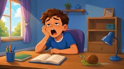 Boredom - The state of feeling tired and uninterested because something is dull. (ऊब)