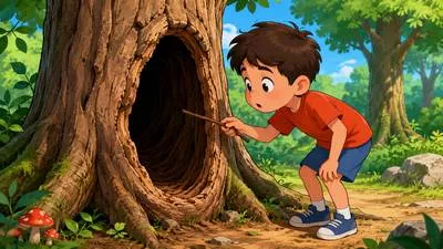Hollow - Having a hole or empty space inside. (खोखला)