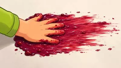 Smear - To spread a liquid or soft substance messily over a surface. (लेपना)