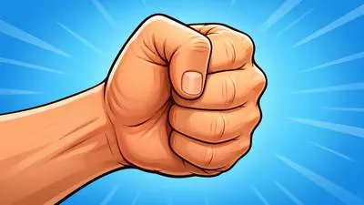 Clench - To close or hold something tightly.