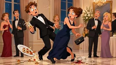 Contretemps - An unexpected and embarrassing problem, argument, or awkward situation.