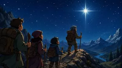 Lodestar - A star, person, or principle that guides someone.