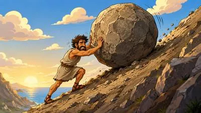 Sisyphean - Involving a task that is endless, difficult, and seemingly impossible to complete.