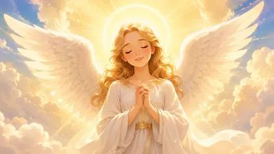 Seraphic - Extremely beautiful, peaceful, and pure like an angel. (देवदूत के समान पवित्र और सुंदर) 