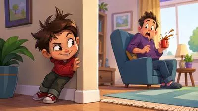 Impish - Showing a playful desire to cause harmless trouble. (शरारती) 