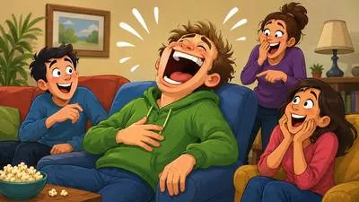 Cachinnate - To laugh very loudly or uncontrollably.