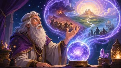 Vatic - Describing or predicting what will happen in the future; prophetic. (भविष्यसूचक) 