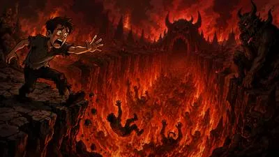 Perdition - Eternal punishment in hell or complete spiritual ruin.