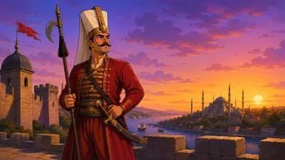 Janissary - A soldier belonging to an elite infantry corps of the former Ottoman Empire.