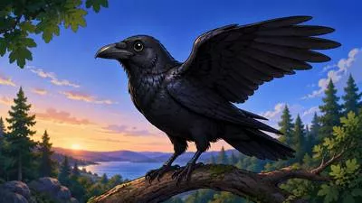 Corvine - Relating to, resembling, or characteristic of a crow or raven. (कौए या काले कौवे से संबंधित) 