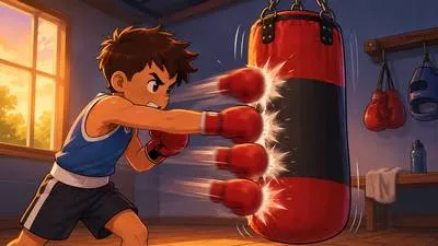 Pummel - Strike someone or something repeatedly, especially with the fists.