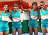 Anand claims javelin gold with a personal best; women’s 4x400m relay team wins