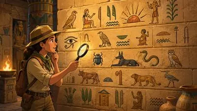 Hieroglyph - A picture or symbol representing a word, sound, or idea, especially in ancient Egyptian writing.