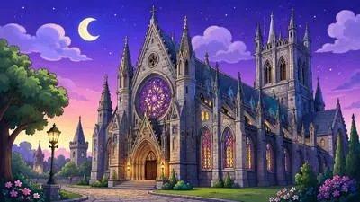 Gothic - Relating to a medieval architectural style marked by pointed arches and elaborate decoration. (नुकीले मेहराबों वाली मध्यकालीन स्थापत्य शैली से संबंधित)