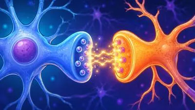 Synapse - The junction through which signals pass from one nerve cell to another. (तंत्रिका-संधि)