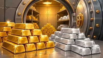 Bullion - Gold or silver in the form of bars or ingots, valued by weight. (सोने या चाँदी की सिल्लियाँ)