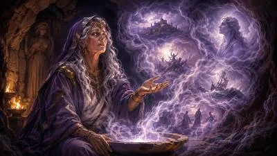 Sibylline - Mysterious, difficult to understand, and sometimes prophetic. (रहस्यमय एवं भविष्यसूचक)