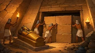 Entomb - To place or bury a dead body in a tomb. (समाधि में दफनाना)