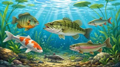 Piscine - Relating to or resembling fish.