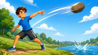 Fling - To throw something forcefully or carelessly. (ज़ोर से फेंकना)