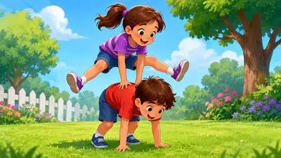 Leapfrog - To move ahead of someone or something by making rapid progress or skipping intermediate stages.