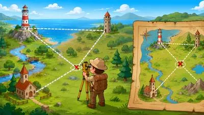 Triangulate - Determine the position of something by measuring angles from known points; also, verify information using multiple sources.