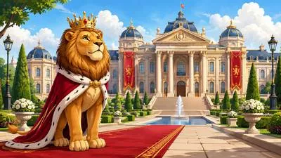 Stately - Impressive, dignified, and grand in appearance or manner.