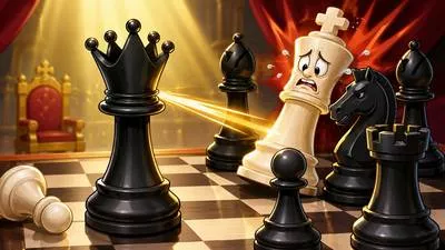 Checkmate - A position in chess in which a king is trapped and cannot escape defeat.