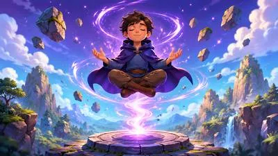 Levitate - To rise or cause something to rise and float in the air without visible support.