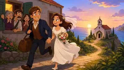 Elope - Run away secretly in order to get married without parental approval.