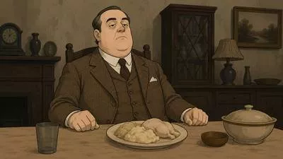 Stodgy - Dull, old-fashioned, and uninteresting; also heavy and difficult to digest.