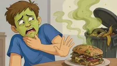 Nauseate - Cause someone to feel sick or disgusted. (मितली या घृणा उत्पन्न करना)