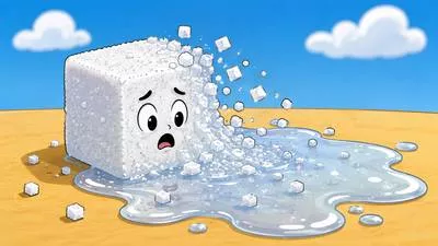 Deliquesce - To dissolve by absorbing moisture from the air or gradually become liquid.