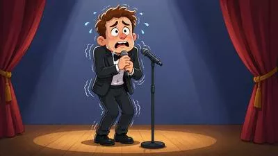Quaver - To shake or tremble while speaking or singing.