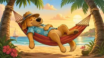 Loll - To sit, lie or stand in a relaxed and lazy manner. (आराम से सुस्ताना)