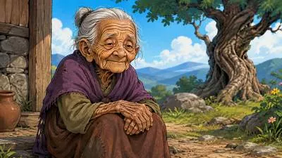 Wizened - Shrunken and wrinkled, especially because of old age.