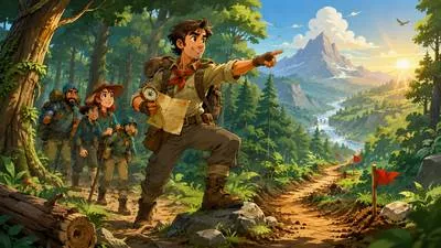 Pathfinder - A person who discovers or develops a new way of doing something or finds a route through an unknown area. (मार्गदर्शक)